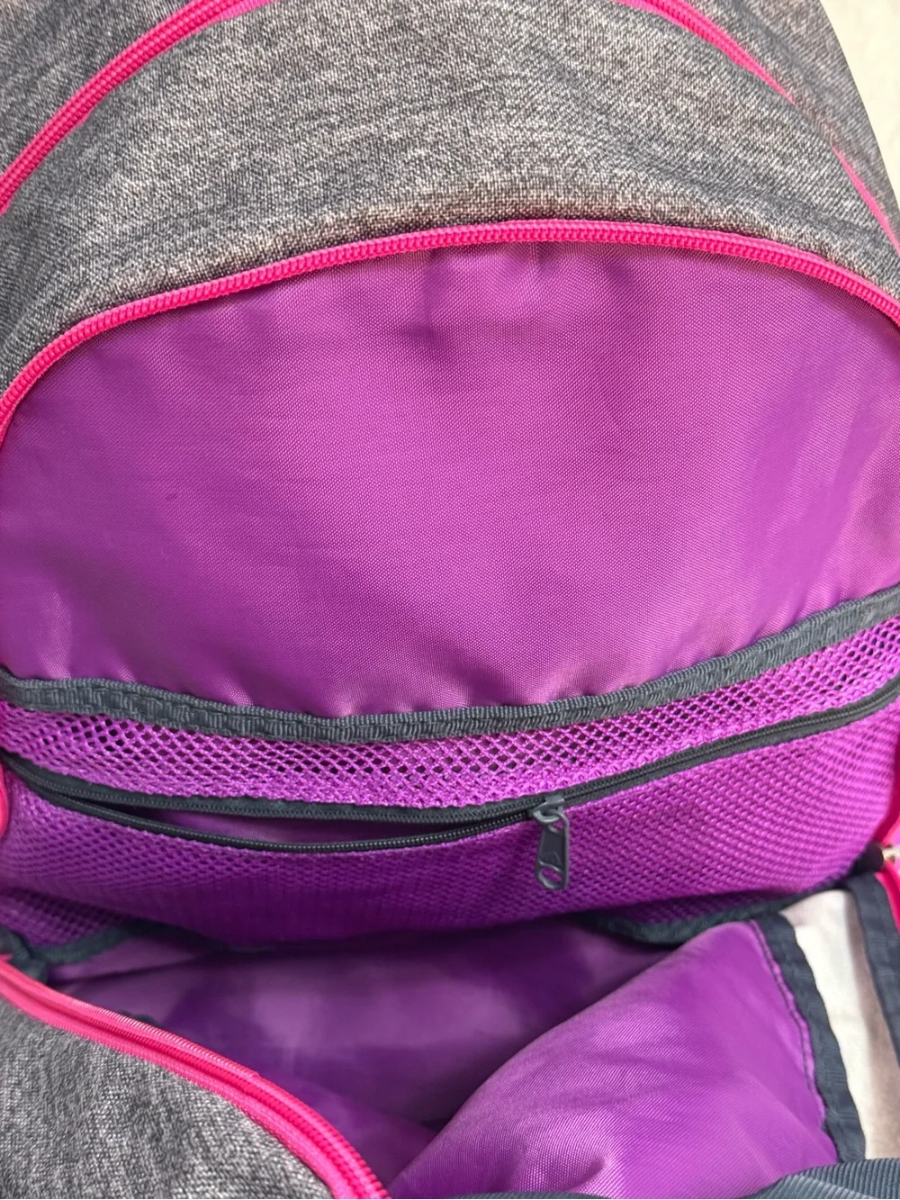 Adidas Foundation Multi-Compartment Backpack Purple Pink Gray